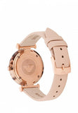 Emporio Armani Mother of Pearl Dial Beige Leather Strap Watch For Women - AR11004 Authentic Buy Shop Now