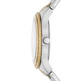 Fossil Stella Sport Multifunction Silver Dial Two Tone Steel Strap Watch for Women - ES5107 Authentic Buy Shop Now