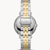 Fossil Jacqueline Analog Moonphase Mother of Pearl White Dial Two Tone Steel Strap Watch for Women - ES5166 Authentic Buy Shop Now