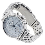Fossil Boyfriend Chronograph Silver Dial Silver Steel Strap Watch for Women - ES2198 Authentic Buy Shop Now
