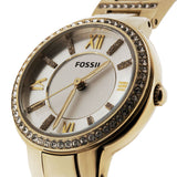 Fossil Virginia White Dial Gold Steel Strap Watch for Women - ES3283 Authentic Buy Shop Now