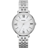 Fossil Jacqueline White Dial Silver Steel Strap Watch for Women - ES3433 Authentic Buy Shop Now