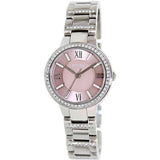 Fossil Virginia Pink Dial Silver Steel Strap Watch for Women - ES3504 Authentic Buy Shop Now