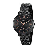 Fossil Jacqueline Black Dial Black Mesh Bracelet Watch for Women - ES3614 Authentic Buy Shop Now
