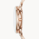 Fossil Tailor Rose Gold Dial Rose Gold Stainless Steel Strap Watch for Women - ES3713 Authentic Buy Shop Now