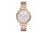 Fossil Jacqueline Multi Function Mother of Pearl Dial Rose Gold Steel Strap Watch for Women - ES3757 Authentic Buy Shop Now