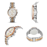 Fossil Original Boyfriend Analog White Dial Two Tone Steel Strap Watch for Women - ES3746 Authentic Buy Shop Now