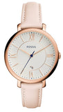 Fossil Jacqueline White Dial Pink Leather Strap Watch for Women - ES3988 Authentic Buy Shop Now