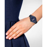Fossil Tailor Blue Dial Blue Leather Strap Watch for Women - ES4092 Authentic Buy Shop Now