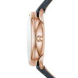 Fossil Tailor White Dial Blue Leather Strap Watch for Women - ES4260 Authentic Buy Shop Now