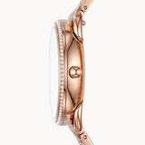 Fossil Tailor Rose Gold Dial Rose Gold Steel Strap Watch for Women - ES4264 Authentic Buy Shop Now