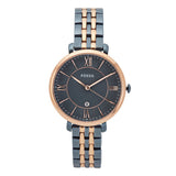 Fossil Jaqueline Grey Dial Two Tone Steel Strap Watch for Women - ES4321 Authentic Buy Shop Now