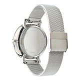 Fossil Jacqueline Mother of Pearl Blue Dial Silver Mesh Strap Watch for Women - ES4322 Authentic Buy Shop Now