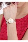 Fossil Tailor White Dial Two Tone Steel Strap Watch for Women - ES4396 Authentic Buy Shop Now