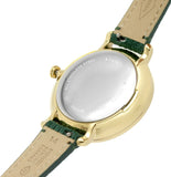Fossil Jacqueline Multifunction Moonphase Mother of Pearl White Dial Green Leather Strap Watch for Women - ES5244 Authentic Buy Shop Now