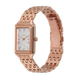 Fossil Raquel Three Hand Date White Dial Rose Gold Steel Strap Watch For Women - ES5271 Authentic Buy Shop Now