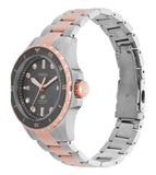 Fossil Blue Dive Three Hand Gray Dial Two Tone Steel Strap Watch For Women - ES5348 Authentic Buy Shop Now