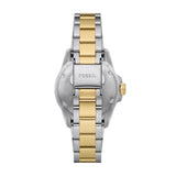 Fossil Blue Dive Three Hand Black Dial Two Tone Steel Strap Watch For Women - ES5349 Authentic Buy Shop Now