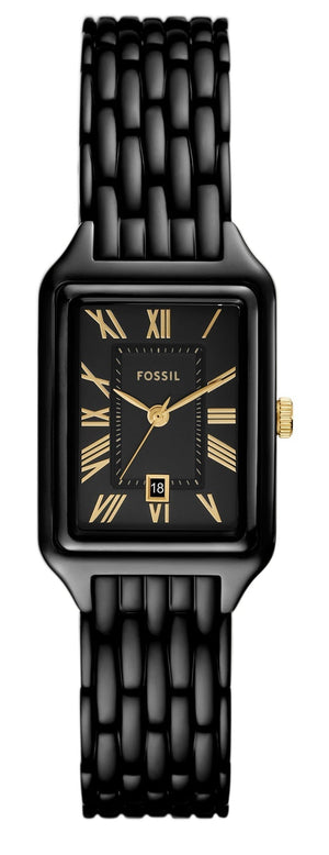 Fossil Raquel Black Dial Black Metal Bracelet Watch for Women - ES5385 Authentic Buy Shop Now