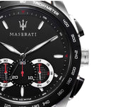 Maserati Traguardo Black Dial Black Leather Strap Watch For Men - R8871612028 Authentic Buy Shop Now