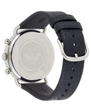 Emporio Armani Aviator Blue Dial Blue Leather Strap Watch For Men - AR11105 Authentic Buy Shop Now