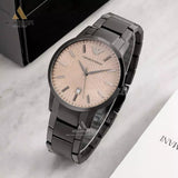Emporio Armani Renato Quartz Beige Dial Grey Steel Strap Watch For Men - AR11183 Authentic Buy Shop Now