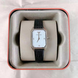 Emporio Armani Gioia Analog Mother of Pearl Dial Black Leather Strap Watch For Women - AR11148 Authentic Buy Shop Now