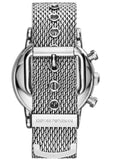 Emporio Armani Luigi Chronograph Black Dial Silver Mesh Bracelet Watch For Men - AR1811 Authentic Buy Shop Now