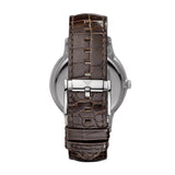 Emporio Armani Renato Classic Brown Dial Brown Leather Strap Watch For Men - AR2413 Authentic Buy Shop Now