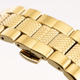 Emporio Armani Chronograph Black Dial Gold Steel Strap Watch For Men - AR5857 Authentic Buy Shop Now