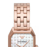 Emporio Armani Gioia Quartz Mother of Pearl Dial Rose Gold Steel Strap Watch For Women - AR11389 Authentic Buy Shop Now