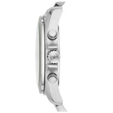 Emporio Armani Sportivo Chronograph Blue Dial Silver Steel Strap Watch For Men - AR6090 Authentic Buy Shop Now
