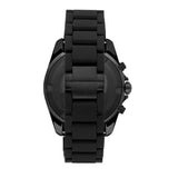 Emporio Armani Sportivo Chronograph Black Dial Black Silicone Strap Watch For Men - AR6092 Authentic Buy Shop Now