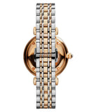 Emporio Armani Gianni T Bar Grey Dial Two Tone Stainless Steel Watch For Women - AR1725 Authentic Buy Shop Now