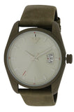 Emporio Armani Sportivo Quartz Silver Dial Brown Leather Strap Watch For Men - AR6079 Authentic Buy Shop Now