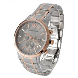 Emporio Armani Renato Gray Dial Gray Steel Strap Watch For Men - AR11077 Authentic Buy Shop Now