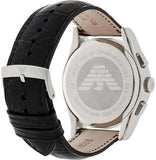Emporio Armani Valente Chronograph Black Dial Black Leather Strap Watch For Men - AR1633 Authentic Buy Shop Now