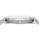 Emporio Armani Gianni T-Bar Quartz Silver Dial Silver Steel Strap Watch For Women - AR11445 Authentic Buy Shop Now