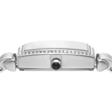Emporio Armani Gianni T-Bar Quartz White Dial Silver Steel Strap Watch For Women - AR11405 Authentic Buy Shop Now