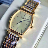 Longines La Grande Classique Tonneau 22 Yellow Gold Watch for Women - L4.205.2.32.7 Authentic Buy Shop Now