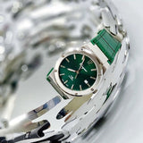 Salvatore Ferragamo F-80 Classic Green Dial Green Leather Strap Watch for Men - SFDT00119 Authentic Buy Shop Now