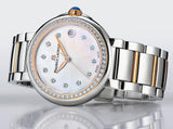 Maurice Lacroix Fiaba Date Diamonds White Mother of Pearl Dial Two Tone Steel Strap Watch for Women - FA1007-PVP23-170-1 Authentic Buy Shop Now