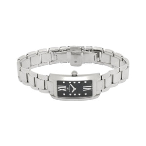 Maurice Lacroix Fiaba Black Dial Silver Steel Strap Watch for Women - FA2164-SS002-120 Authentic Buy Shop Now