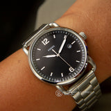 Fossil The Commuter Black Dial Silver Steel Strap Watch for Men - FS5391 Authentic Buy Shop Now