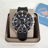 Fossil Bannon Multifunction Black Dial Black Silicone Strap Watch for Men - BQ2494 Authentic Buy Shop Now