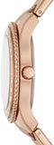 Fossil Stella Sport Multifunction Rose Gold Dial Rose Gold Steel Strap Watch for Women - ES5106 Authentic Buy Shop Now