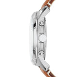 Fossil Grant Chronograph White Dial Brown Leather Strap Watch for Men - FS5060 Authentic Buy Shop Now