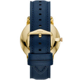 Fossil The Minimalist 3H Analog Blue Dial Blue Leather Strap Watch for Men - FS5789 Authentic Buy Shop Now