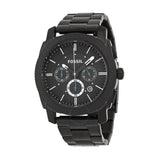 Fossil Machine Chronograph Black Dial Black Steel Strap Watch for Men - FS4552 Authentic Buy Shop Now