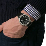 Fossil Grant Chronograph Black Dial Black Leather Strap Watch for Men - FS4812 Authentic Buy Shop Now